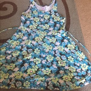 Floral thigh length dress